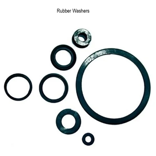 Rubber Washers - Black Color | Durable And Versatile For Various Applications