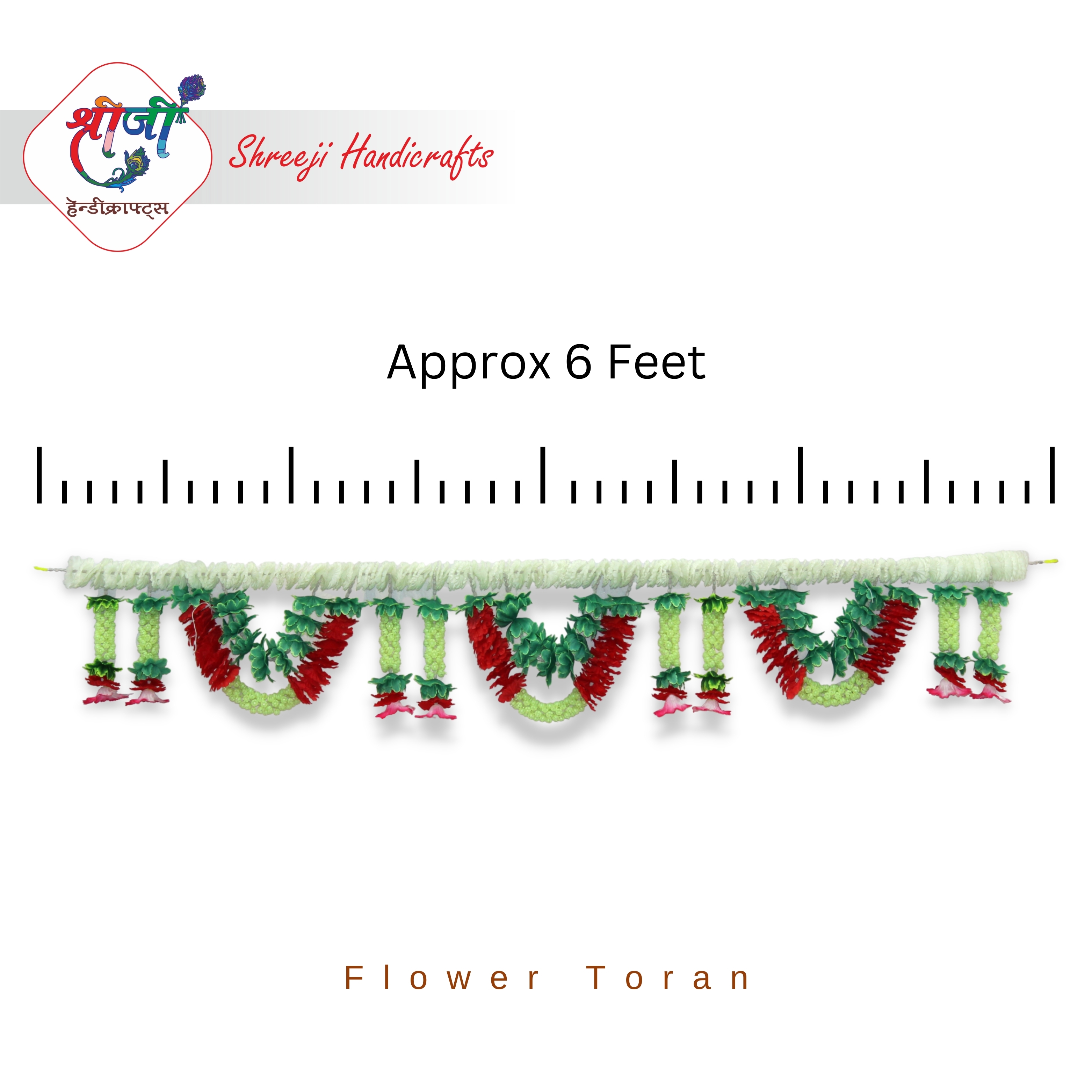 Flower Toran 6ft (3)