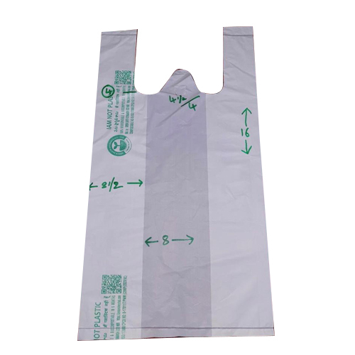 Compostable W Type Poly Bag Application: Commercial