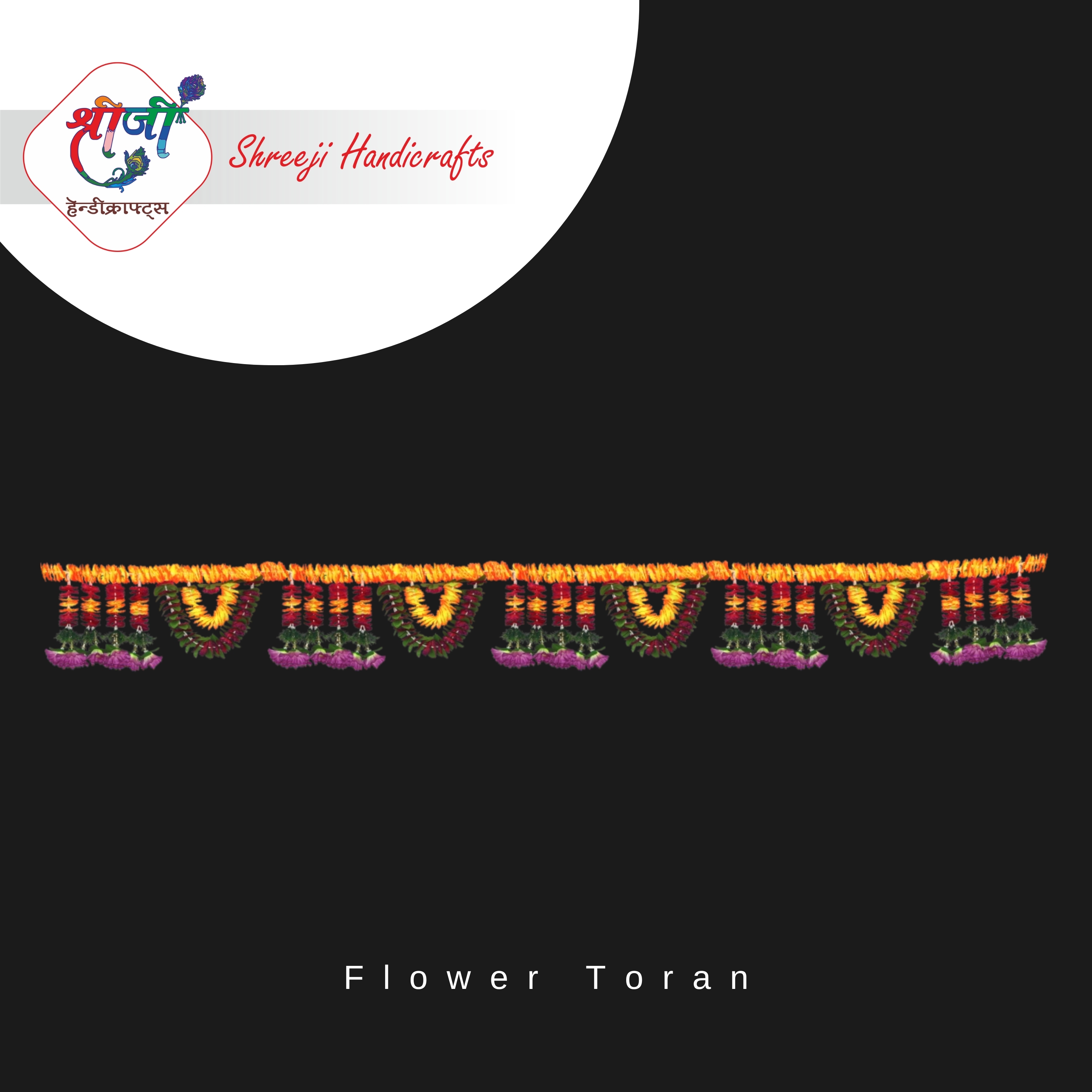 Flower Toran 10ft (4)