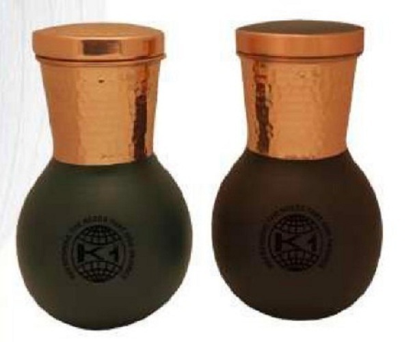 King Copper Jar - Pure Copper, Handcrafted Hammered Finish | Elegant Home Decor, Tradition For Wellness, Ideal For Gifting & Daily Use