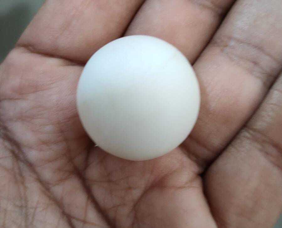 Silicone Rubber Ball - Color: White / Black / Transparent