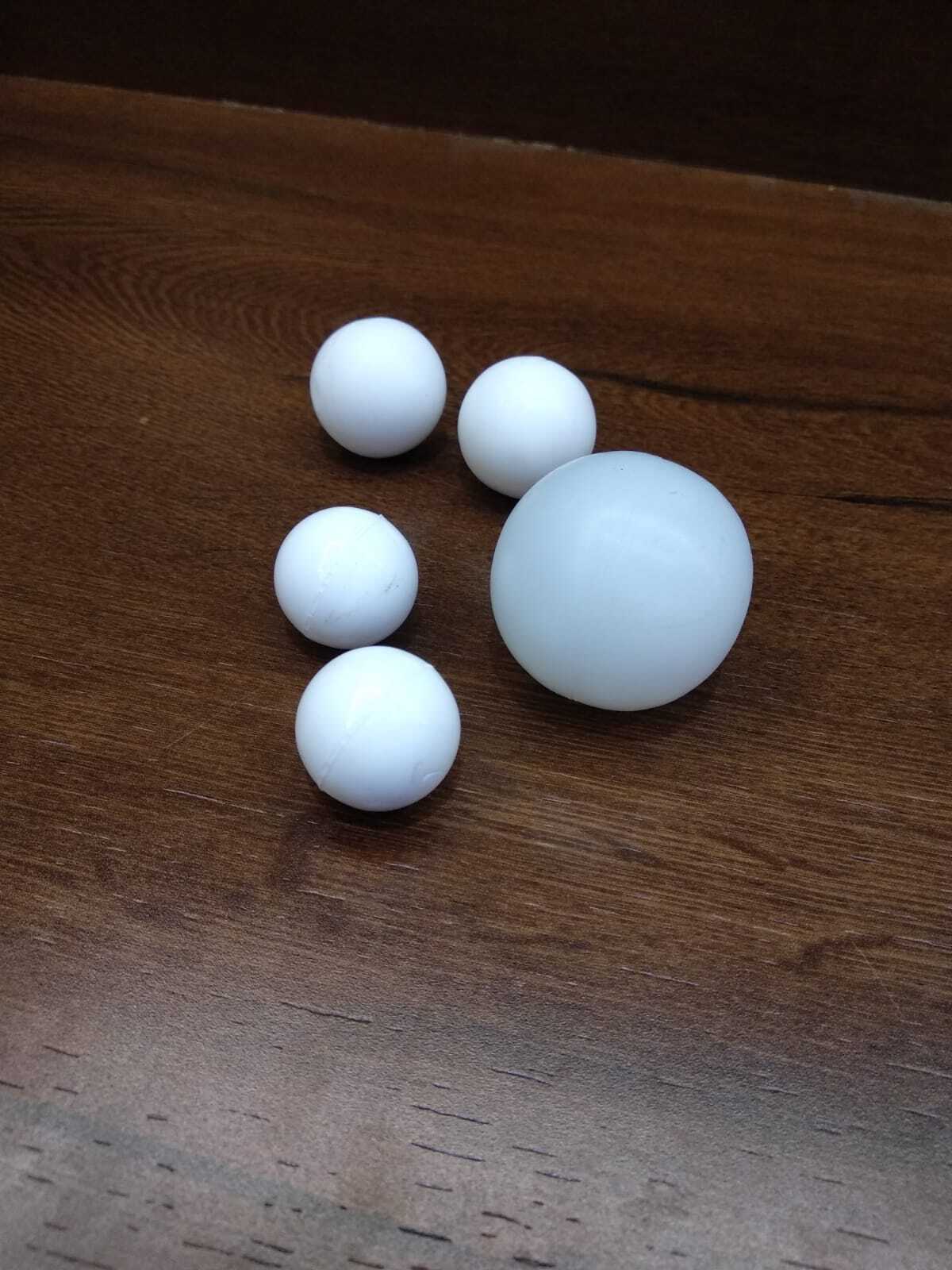 Silicone Rubber Ball - Color: White / Black / Transparent