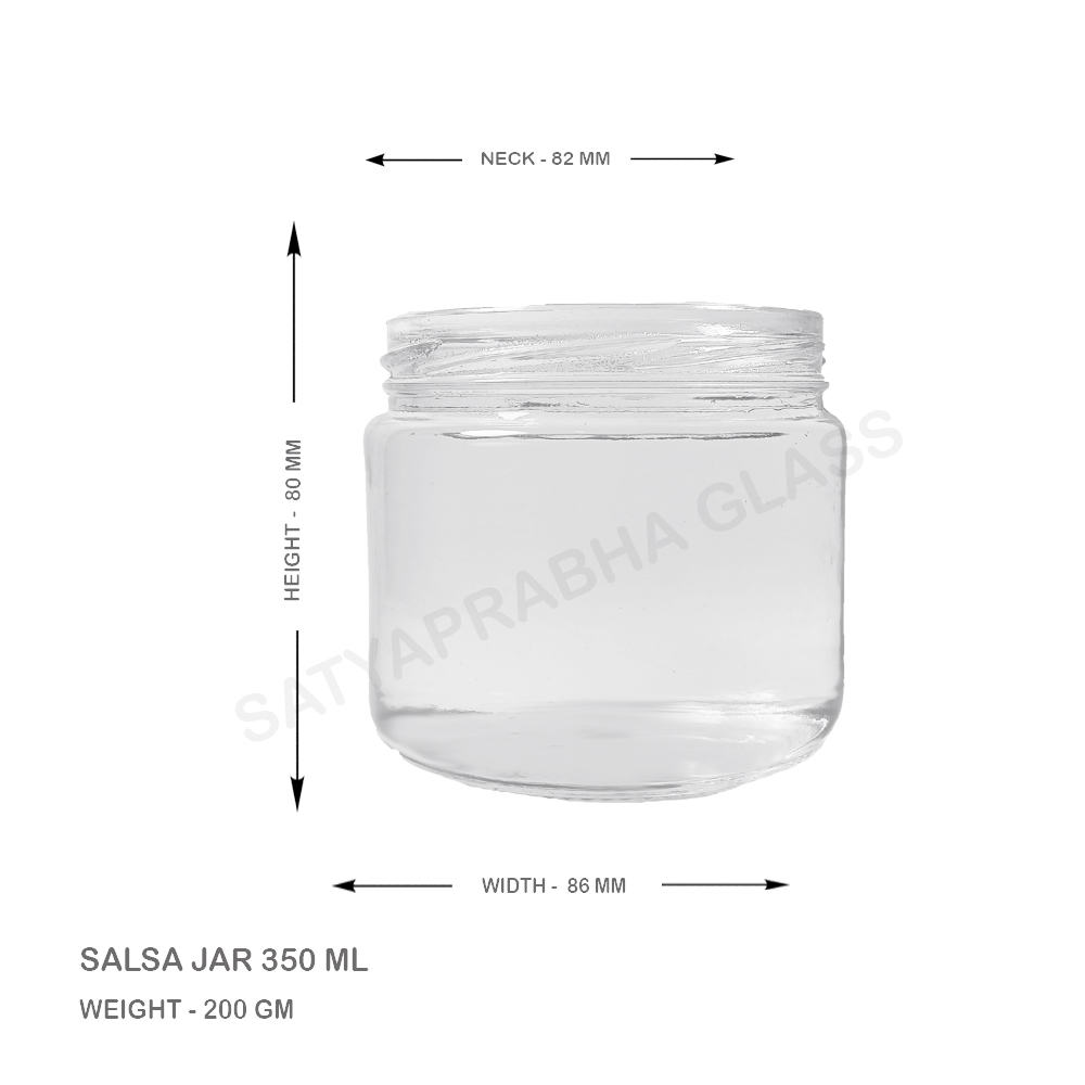 Transparent 100 Gm Coffee Jar