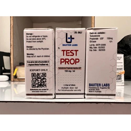 टेस्टोस्टेरोन प्रोपियोनेट बैक्सटर लैब्स इंजेक्शन