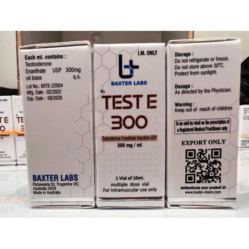 Testo-Sterone Enanthate 300 Baxter Labs Alpha Injection