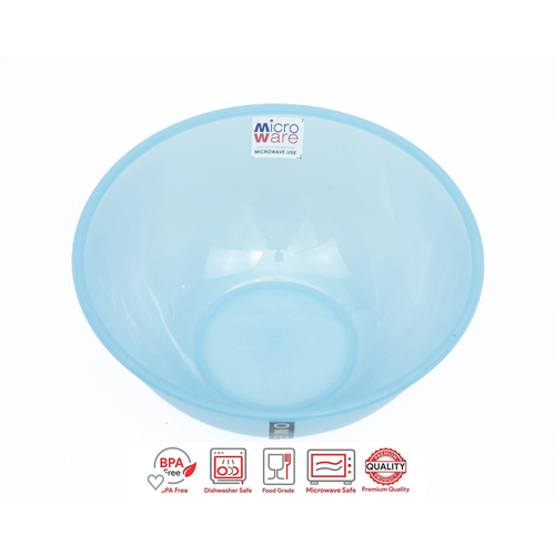 Microwave Safe Bowls - Plastic, 4.75 x 2 Inches, Blue | Suitable for Induction, Dishwasher Safe, Unbreakable, Oven Safe