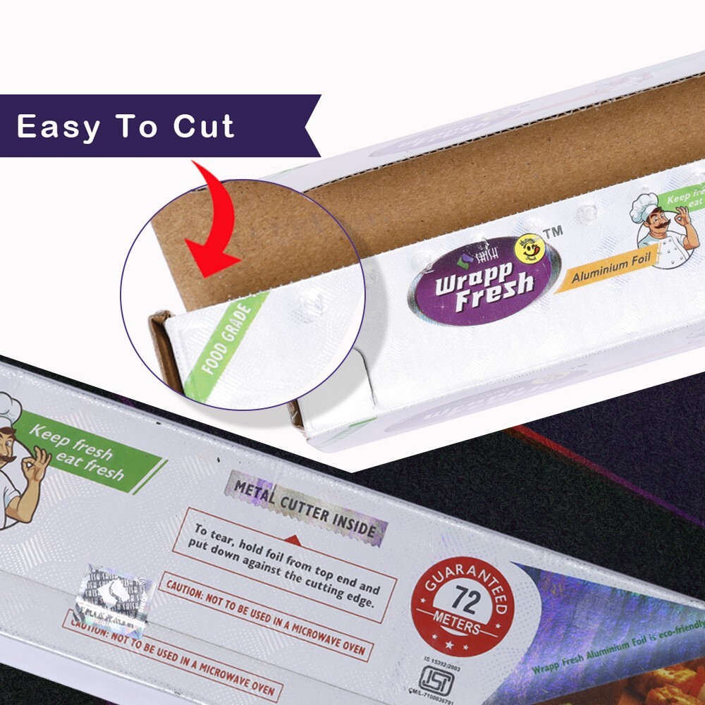 Shish Wrapp Fresh Aluminium Foil 72 Meter