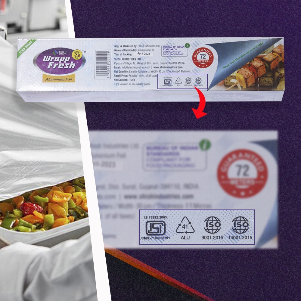 Shish Wrapp Fresh Aluminium Foil 72 Meter