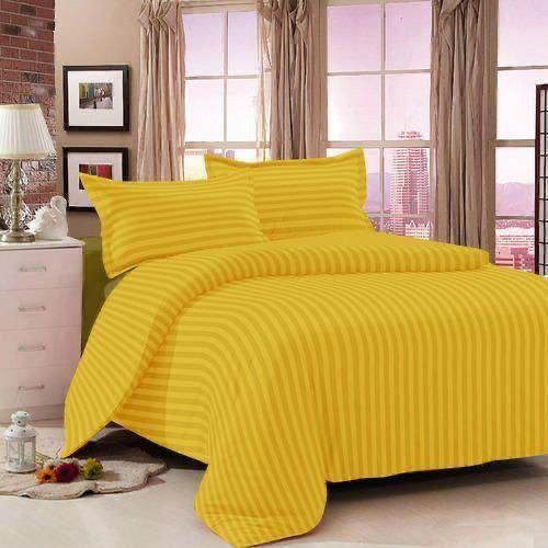 Cotton King Bedding Set - 90x108 Inch Double Bedsheet with Two Pillow Covers, Modern Plain Design, Thermal Feature, High Bulk Yarn