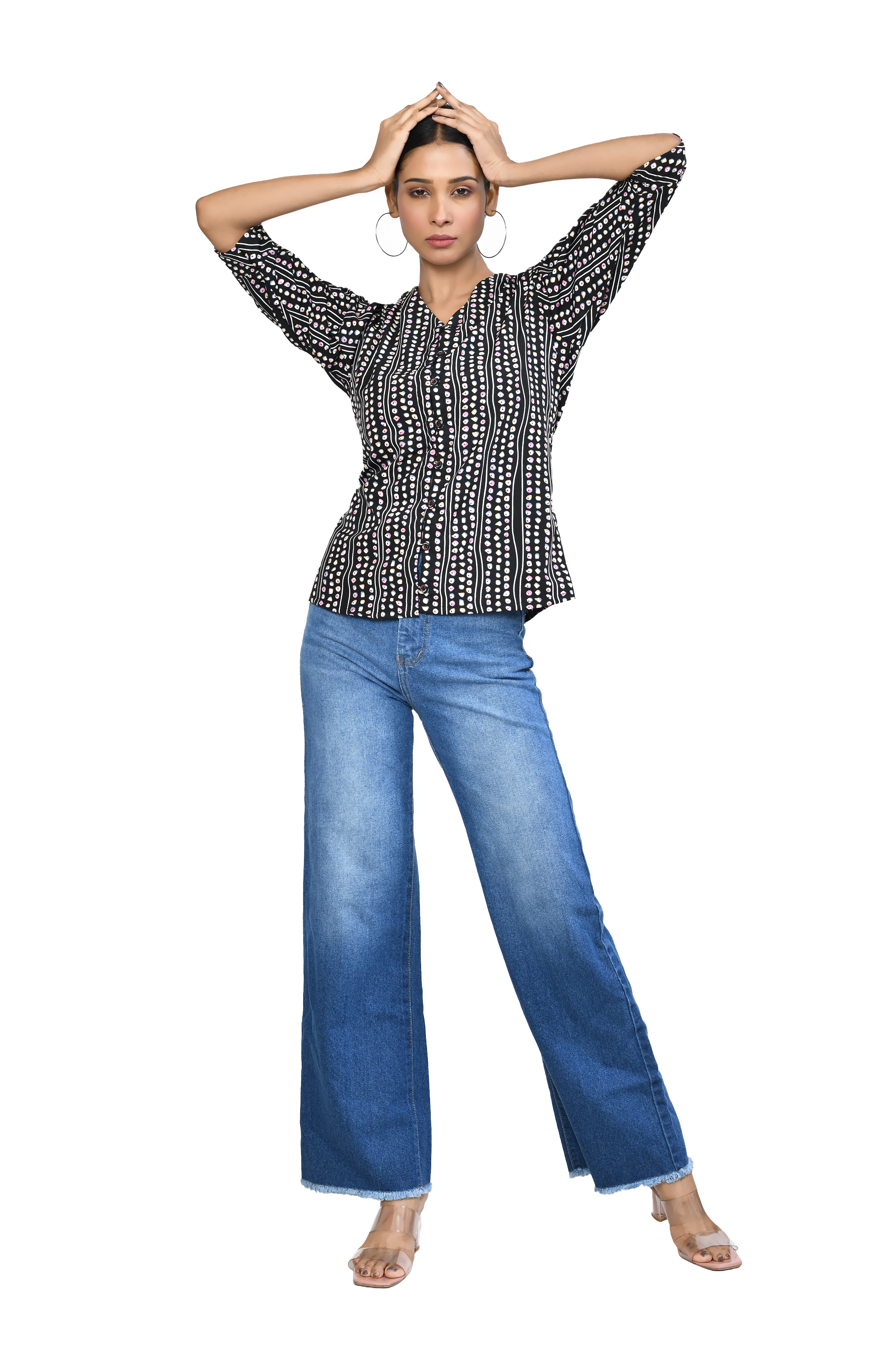 Womens Fashionable Black Shirts