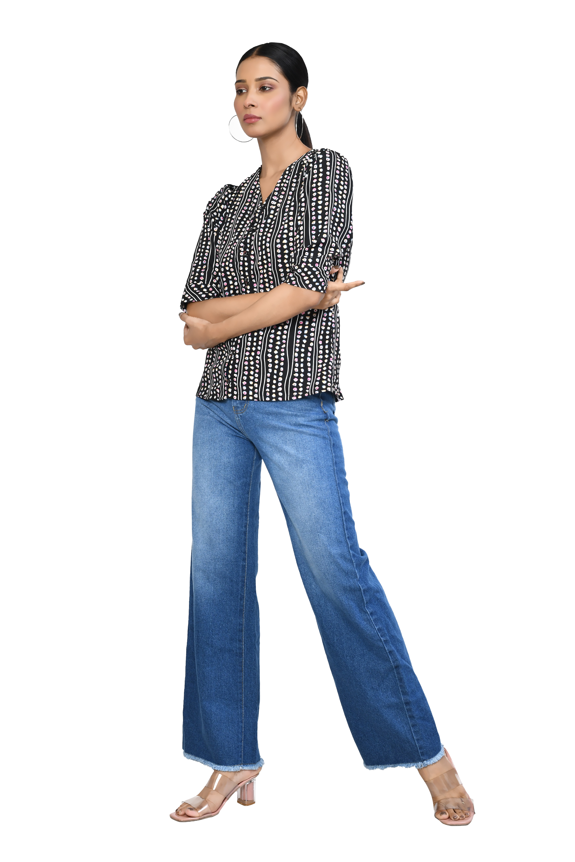 Womens Fashionable Black Shirts