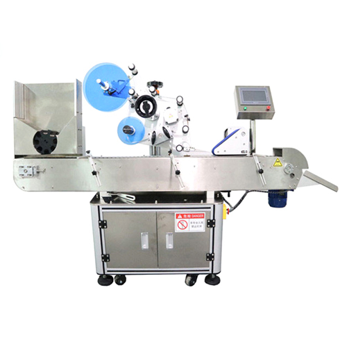 Silver Automatic Horizontal Vial Sticker Labeling Machine