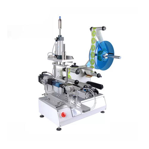 Silver Vk-t805 Semi Automatic Rolling Labeling Machine For Square Bottle