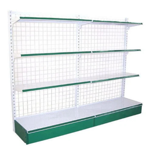 White And Green Window Model Racks