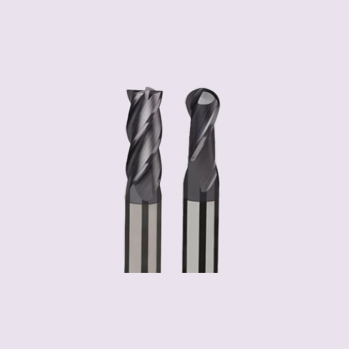 Carbide Endmills 55Hrc Ticn Coated - Color: Silver