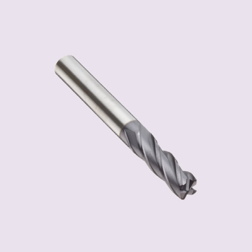 Corner Radius Endmills - Carbide, Various Sizes, Silver Round | Precision Cutting for Industrial Machining Applications