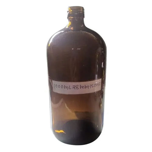 Brown 1000 Ml Amber Pharmaceutical Glass Bottle