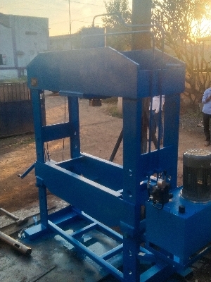 Hand Pump Op System Power Press Machine - Color: Blue