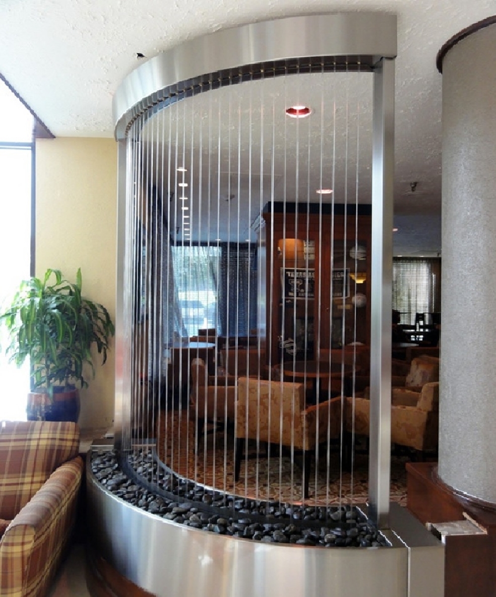 Curtain Waterfall Fountain - Power Source: Electric