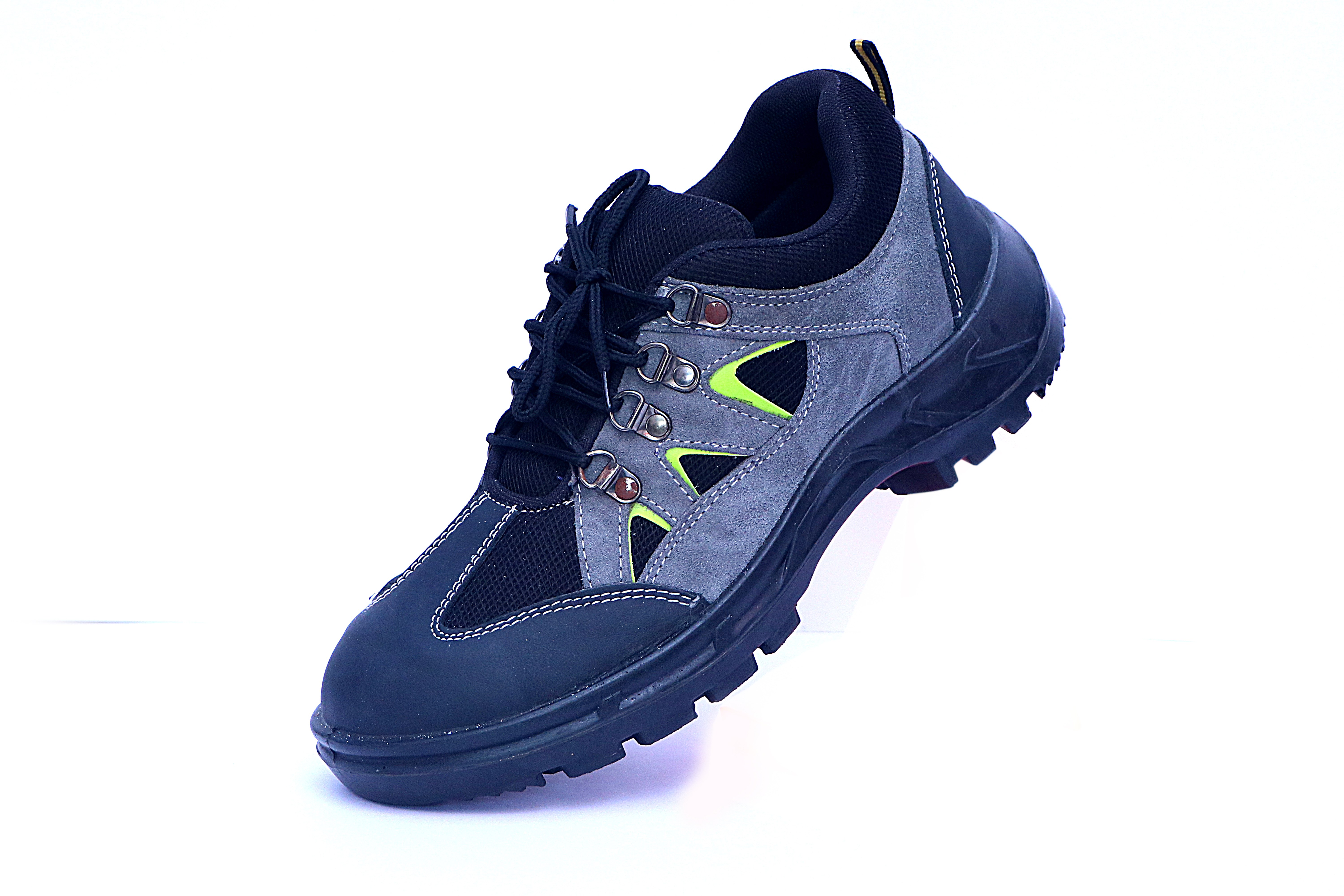 Black Men High Quality Industrial Safety Shoes