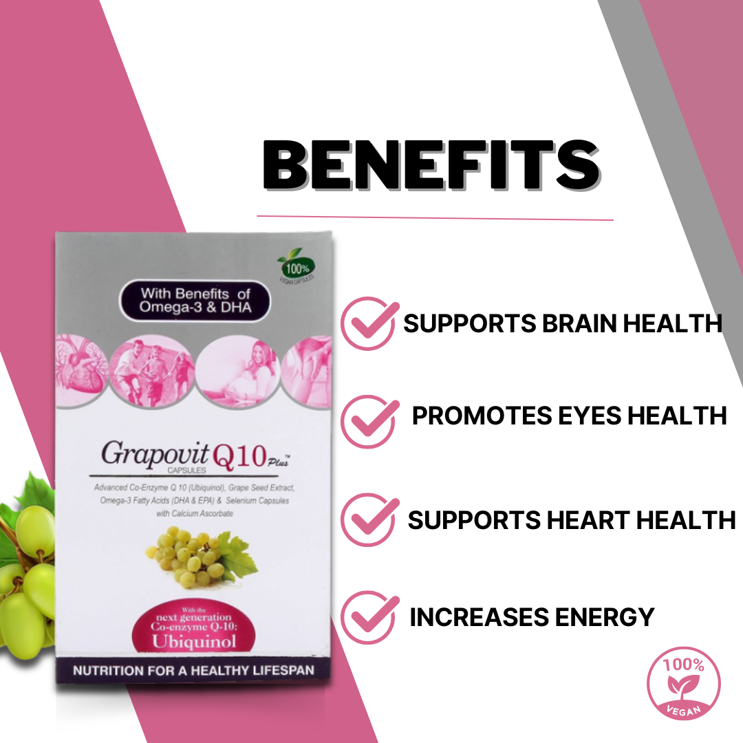 Grapovit Q10 Plus Capsules Dry Place
