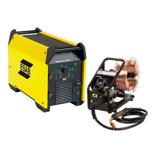 Esab फैब्रिकेटर Em 500i आर्क वेल्डिंग उपकरण 30-500a आयाम (L* W* H): 710 X 325 X 470mm मिलीमीटर (Mm)