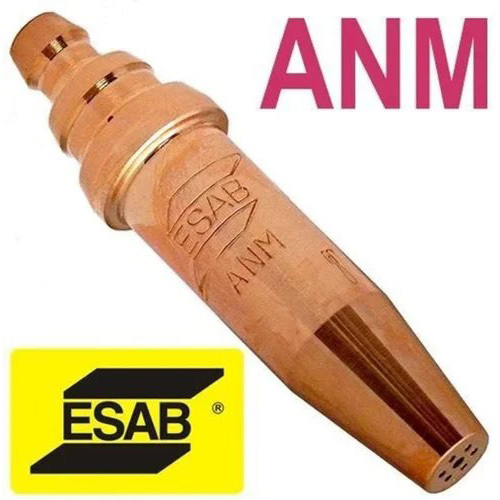 Esab Anm Nozzle For Acetylene - Brass Material, Industrial Application | Nozzle Designed For Acetylene Use In Various Industrial Settings