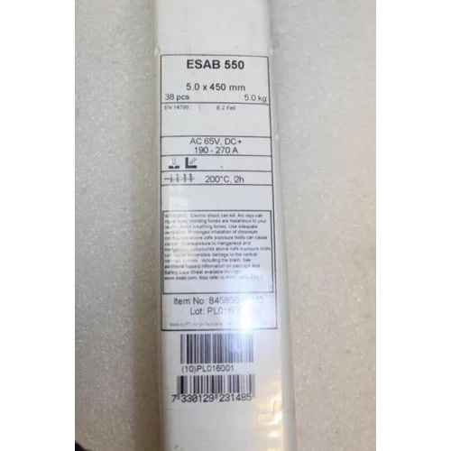 Esab 550b Hardfacing Electrode Usage: Industrial