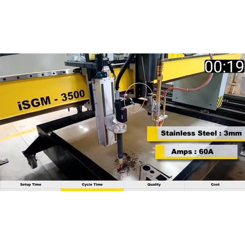 Esab Isgm 3500 Cnc Plasma Cutting Machine - Automatic Grade: Automatic