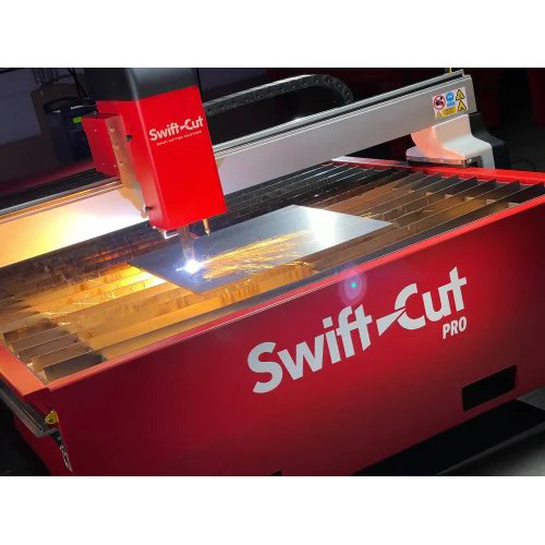 Esab Swift-cut Pro Cnc Plasma Cutting System - Stainless Steel, Electric Drive, Red Color | Automatic Operation, Precision Cutting Performance