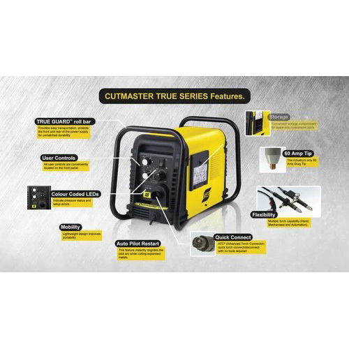 Esab Cutmaster 120 Plasma Cutting Machine - Color: Yellow