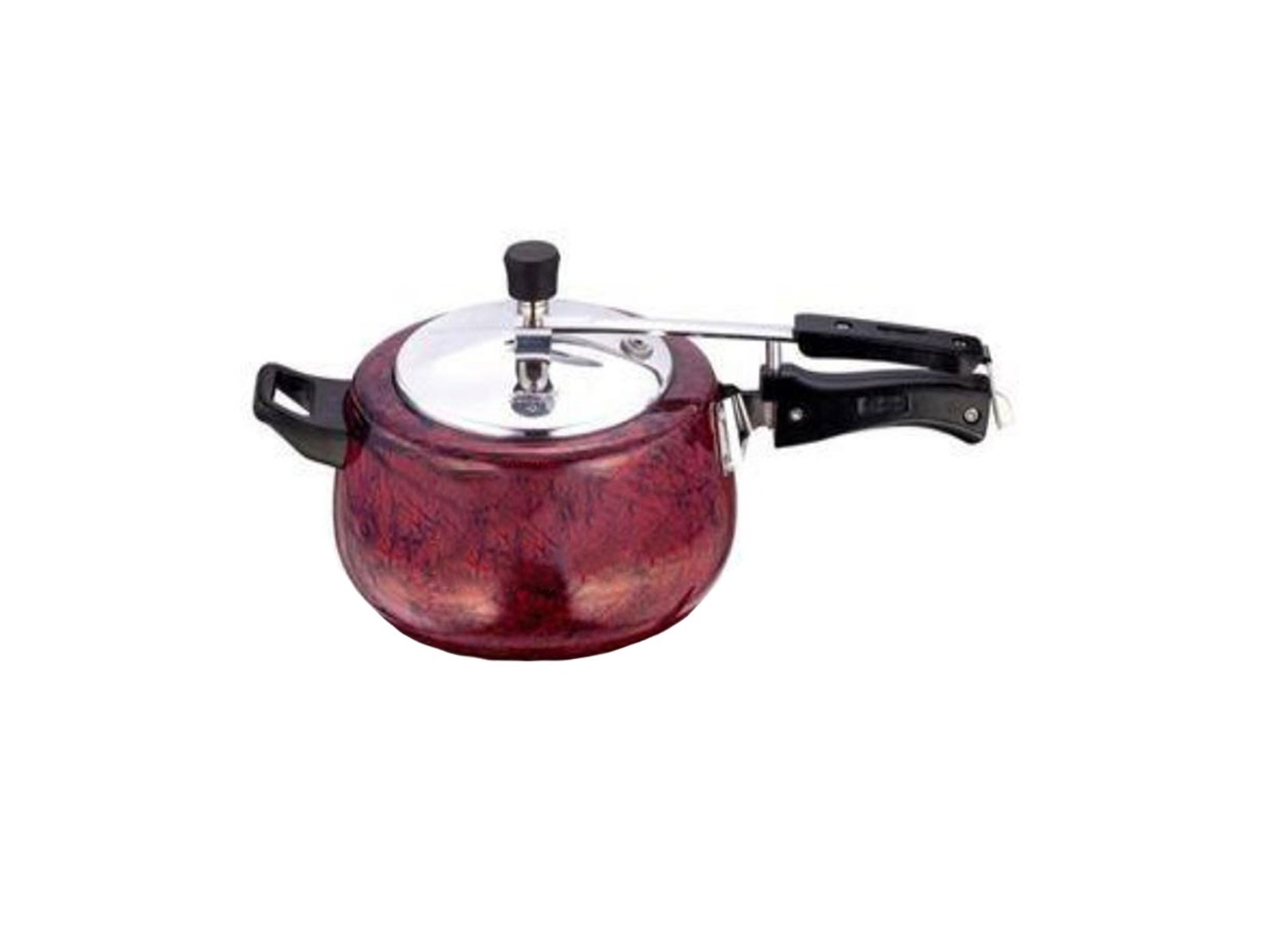 Anodize Outer Lid Cooker - Hard Anodized Aluminium, 3 Litre, Black | Outer Lid, Pressure Regulator, Cool-touch Handle