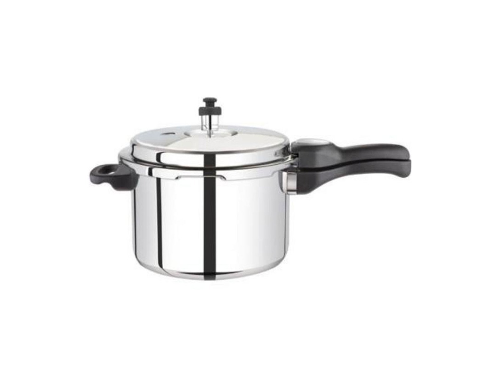 Anodize Outer Lid Cooker - Hard Anodized Aluminium, 3 Litre, Black | Outer Lid, Pressure Regulator, Cool-touch Handle