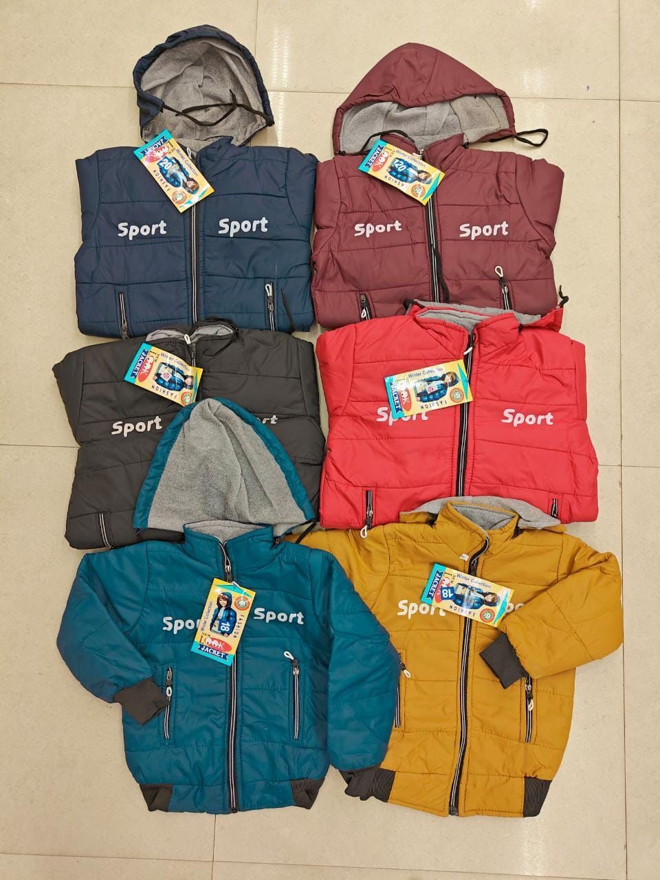 Ns Butter Kids Jacket - Unisex Winter Apparel Six Available Colors Sizes 18 To 34