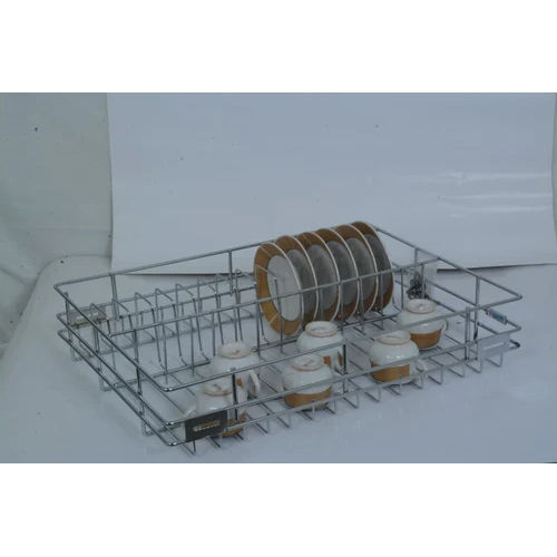 Silver Ss Kitchen Basket