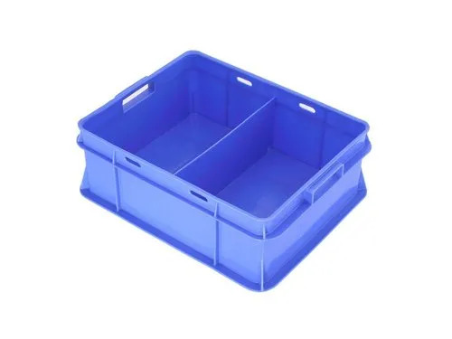Plastic Milk Crate - Color: Blue