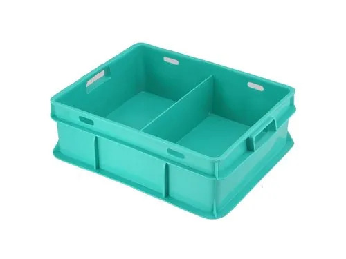 Plastic Milk Crate - Color: Blue