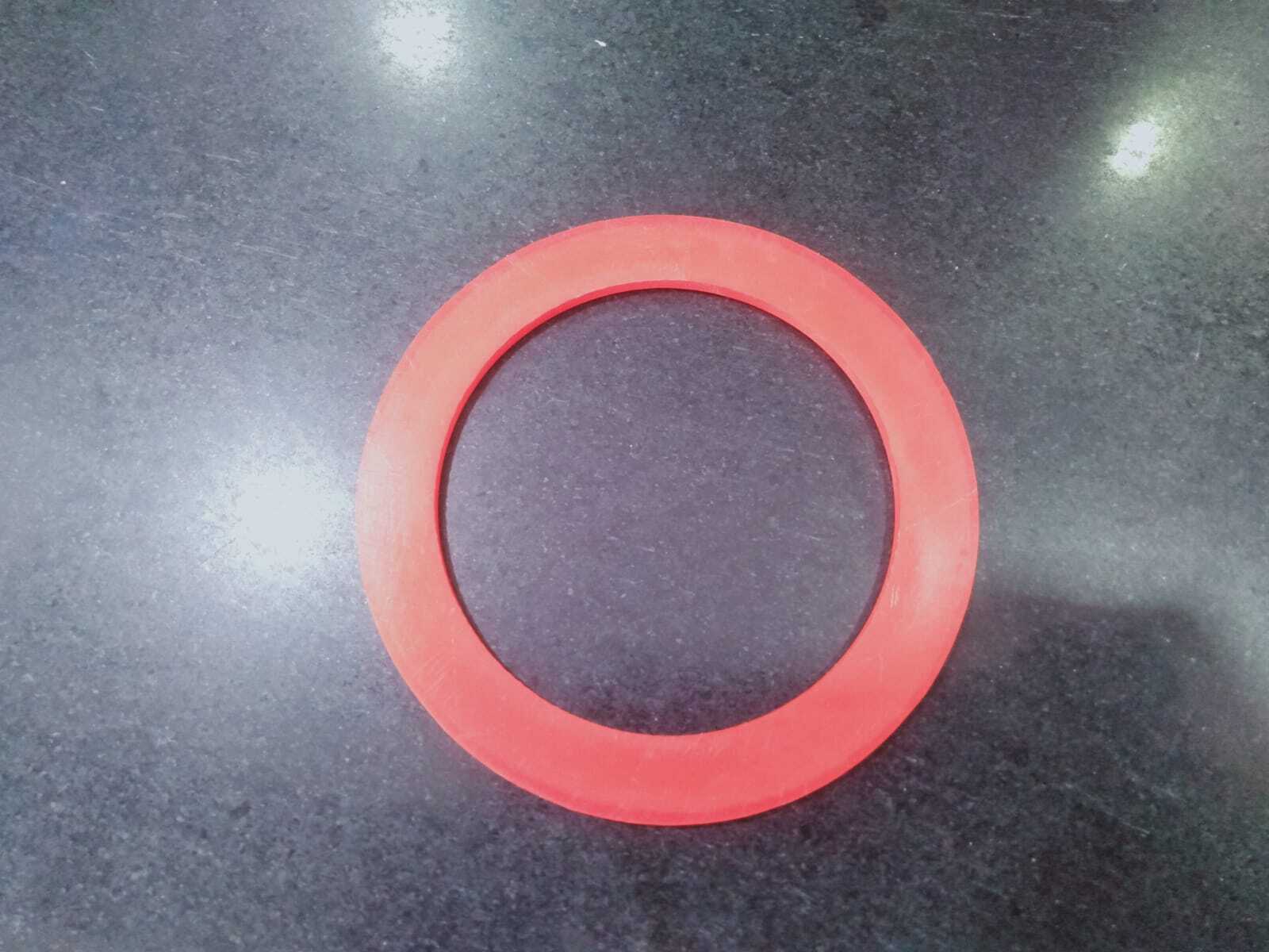 Silicone Rubber Washer - Color: White / Red / Black / Transparent