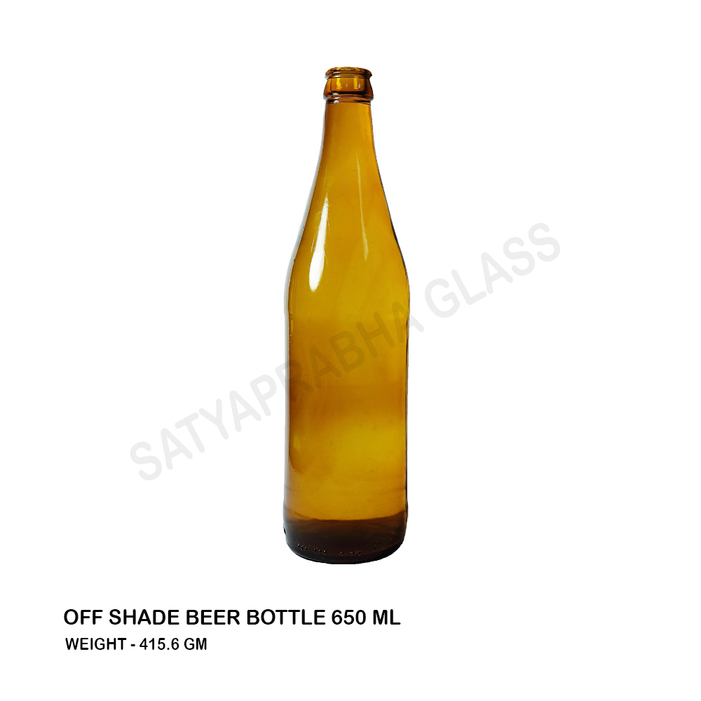 Amber Brut Glass Bottle Size: 100ml