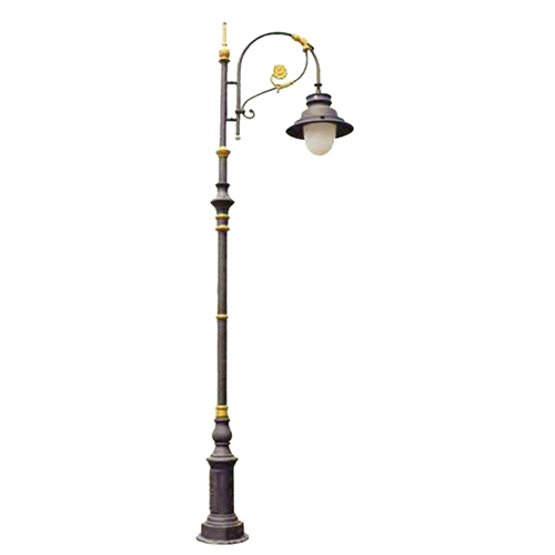 ब्लैक सिंगल हेड मॉडर्न डिज़ाइन पोल