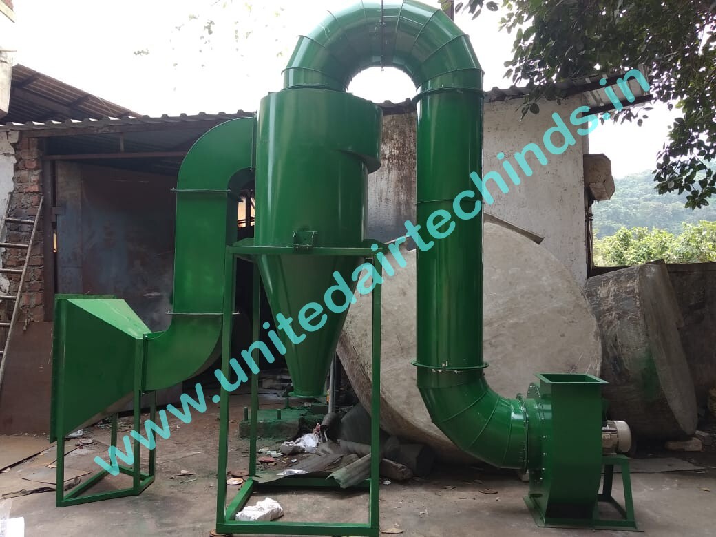 Stainless Steel Cyclone Dust Separator - Color: Siemens Grey