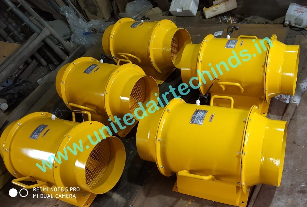 Inline Axial Fan - Air Volume: Customer To Specify Ft3/min (Cfm)