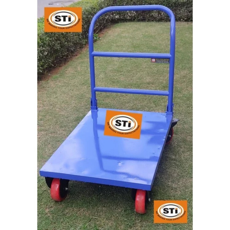 Foldable Handle Platform Trolley - Attributes: Strong