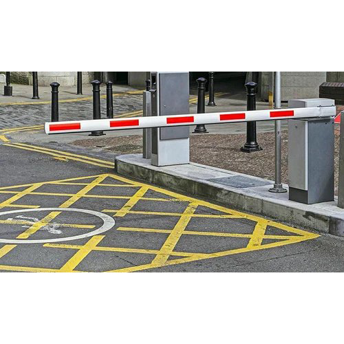Red & White Boom Barrier Gate