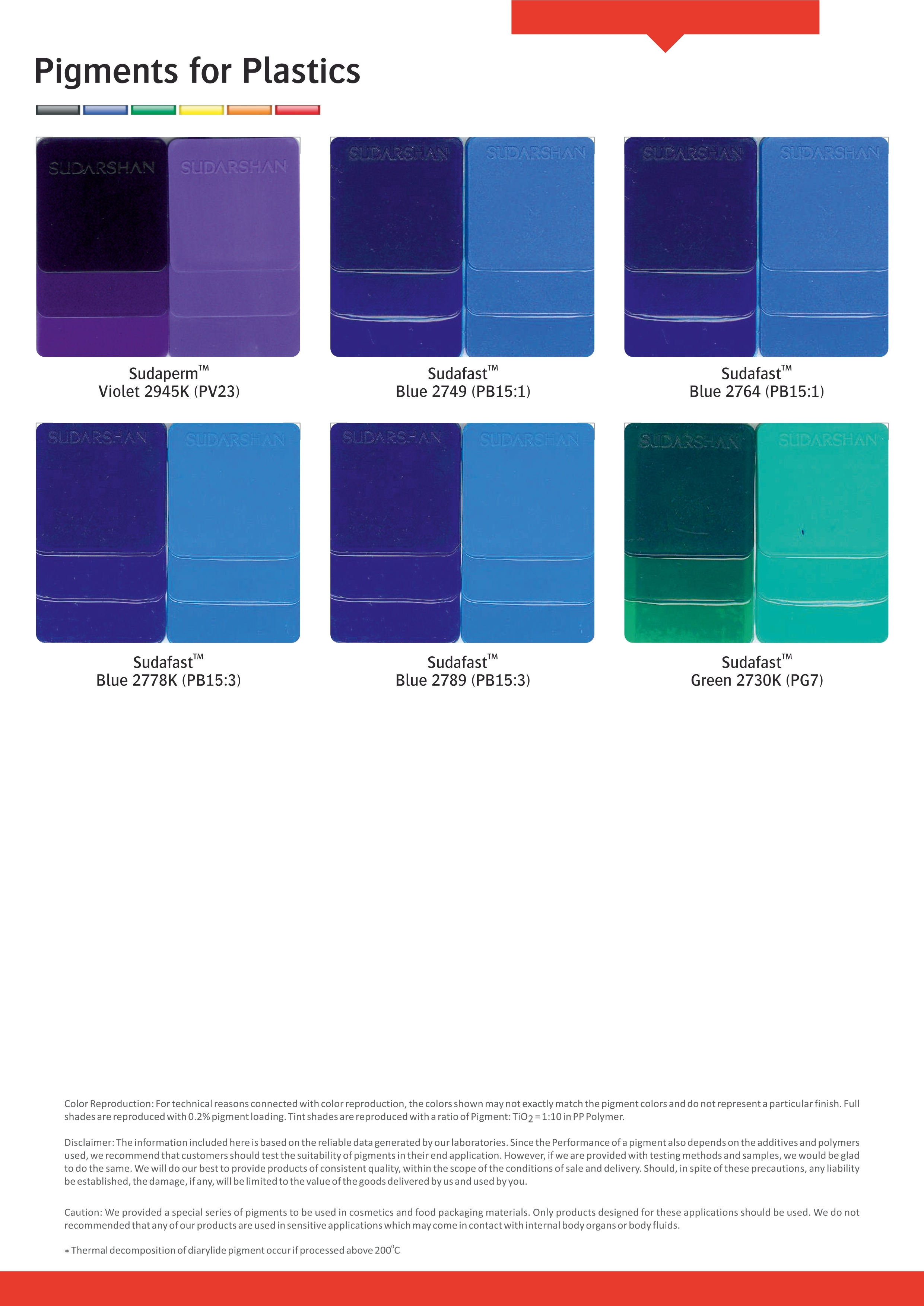 Pigment For Plastic Application: Industrial