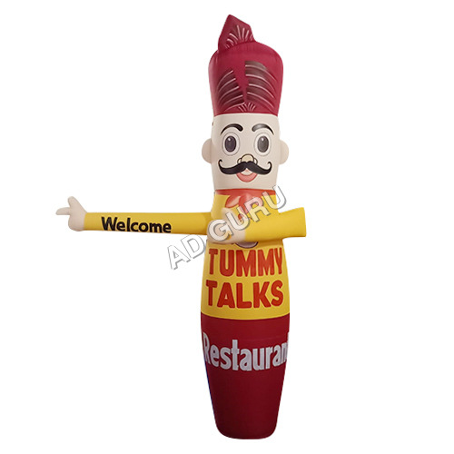 Tummy Talks Air Dancer Balloon - Eco-Friendly PVC Material, Customized Sizes and Shapes , Multi-Colored Non-Toxic Design