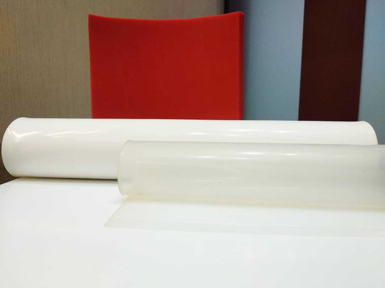 Red Silicone Rubber Sheet - Length: 10  Meter (M)