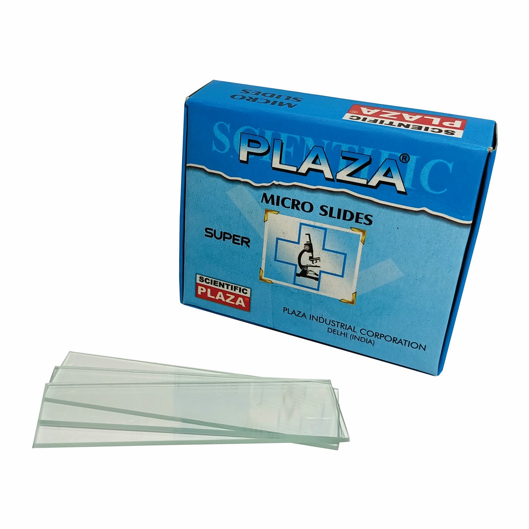 Plaza Super Micro Glass Slides - Transparent Glass, 75x24x1.35mm , Iso 9001:2015 & Ce Certified, Lint-free Packaging, Ground Edges