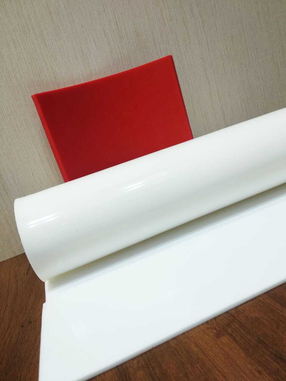 Rubber Sheet - Color: White / Red / Black / Transparent